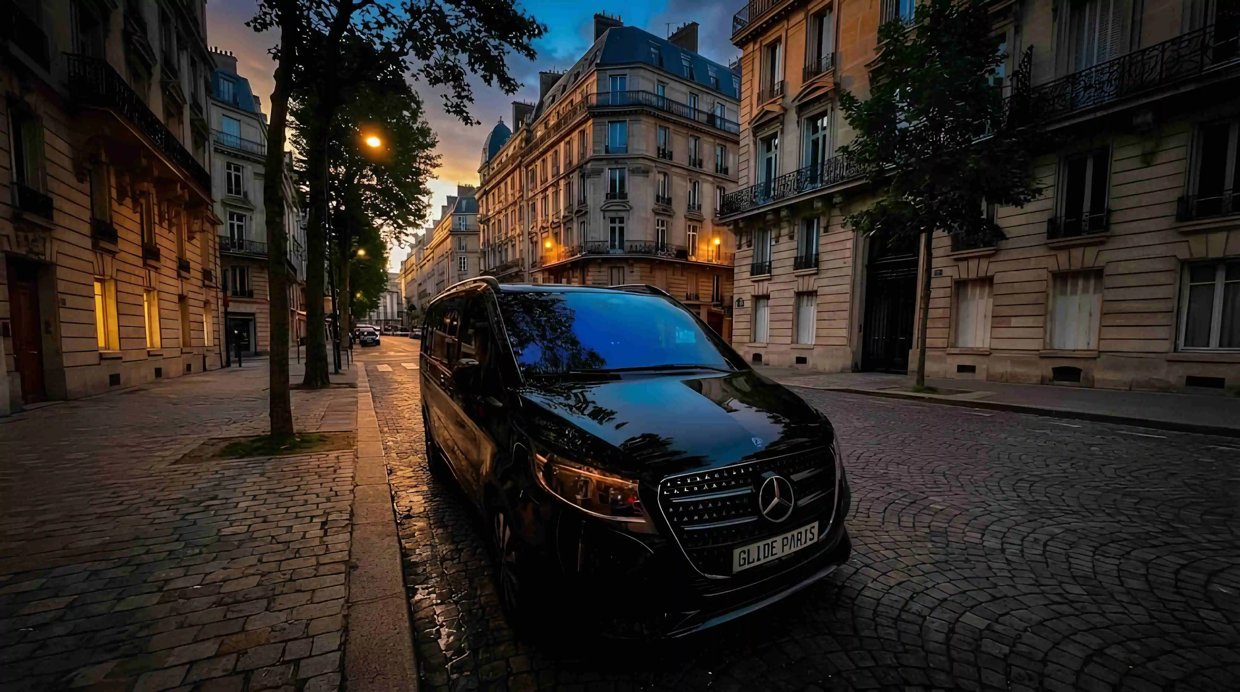 Mercedes Van Classe V Intérieur Luxe - Chauffeur Privé Paris