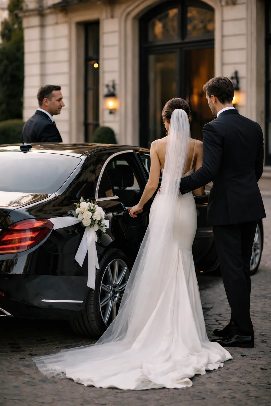 Mercedes Classe S pour mariage à Paris