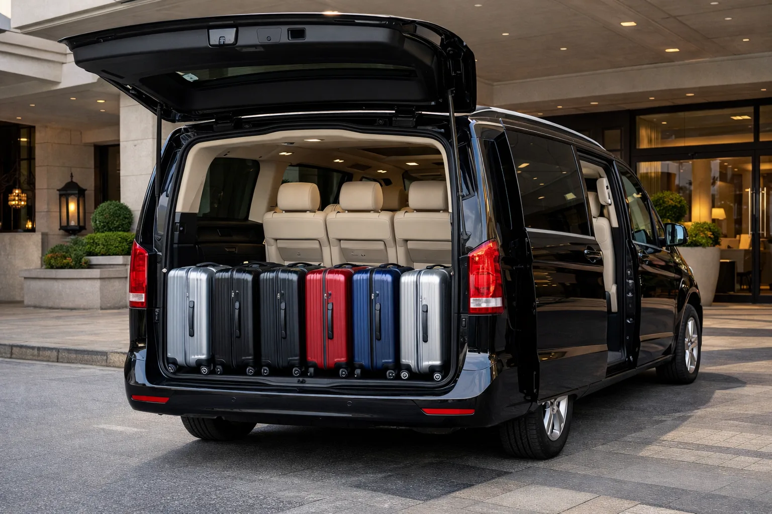 Van VTC Paris Mercedes Classe V 7 places